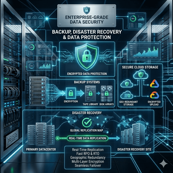 Backup, Disaster Recovery & Data Protection